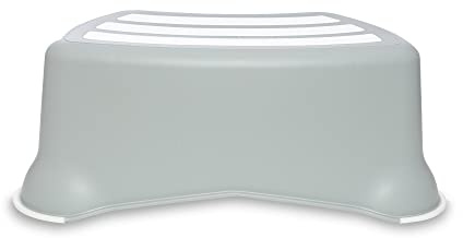 My Little Step Tritthocker – grauer Pastell-Tritthocker für Kleinkinder, Anti-Rutsch-Toiletten-Trainings-Schritt für Kinder, um die Toilette und das Waschbecken zu erreichen