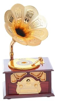 Warmhm Holz Spieluhr Retro Design Dekorative Musikuhren Für Schreibtisch Zuhause Kreative Handwerk Ornament Mit Aufbewahrungsbox Holzfarbe