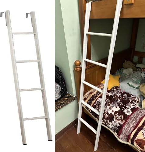 Hochbett Leiter Nur Bodenstehende Etagenbettleiter - 45/50/55/59 Doppelbettleiter/Wohnmobil-Kojenleiter/Metallaufstiegsleiter, Sicherheitsleiter für Kinder Und Erwachsene (Size : 140cm/55)