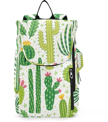 Foiosoh Sac de raquette de tennis léger avec fermeture éclair et différents cactus occidentaux pour femmes, hommes, adolescents
