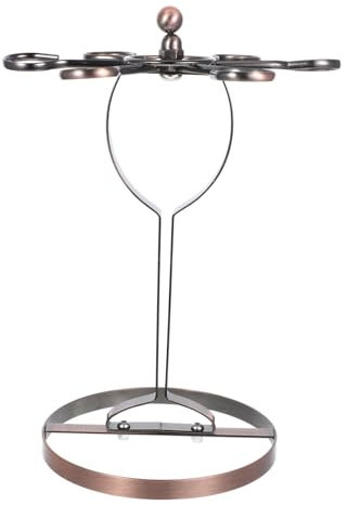 MERRYHAPY Vintage Cup Rack Red Wine Glass Holder Stand Wall-mounted Wine Cup Holder