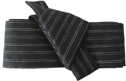 CAMDOM Kimono japonés Obi para hombre, cinturón tradicional vintage de judo samurái, pretina preatada, Color 04, Taille unique