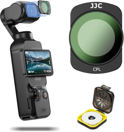 Filtre CPL Osmo Pocket 3,Filtre Polarisant Circulaire pour DJI Osmo Pocket 3 avec Étui,Verre Optique Cadre Aluminium Magnétique Accessoire Objectif Pocket3 Creator Combo Cercle Polarisant Linéaire