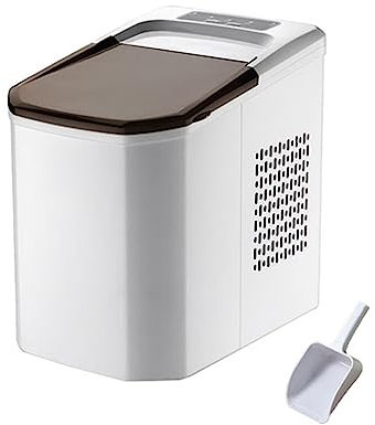 guiling-1986 Machine a Glacons Machine à glaçons Portable, entièrement Automatique, Comestible, 9 glaçons en 8 Minutes, Durable, for la Maison, Le Bar et Le Bureau Machine à Glaçons Automatique