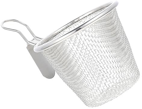 CONGARTENO Cucchiaio Filtrante in Acciaio Resistente Cestello Per Pasta Scolapasta Da Cucina Filtro Per Pasta Cestello Scolapasta Per Alimenti