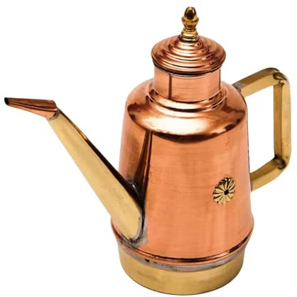 Amagogo Distributeur d' en cuivre, huilier, Pot de Cuisine de 450 ML, verseur de vinaigre pour hôtels, pizzerias, Cuisines et buffets