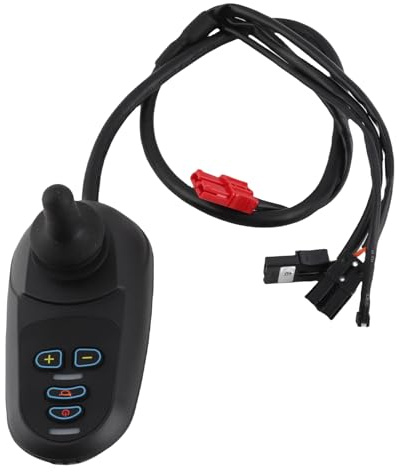 Syrisora Hochempfindlicher, Stabiler Start-Elektrorollstuhl-Joystick-Controller 45 A DC 24 V, Smart Control AI-System, Premium-ABS-Material, Rollstuhl-Joystick-Controller