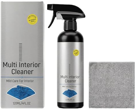 Limpiador De Salpicaderos - Limpiador Interior De Coche De 120 Ml | Desengrasante Automotriz De Larga Duración Para Vehículos, Protector No Irritante Para Tableros De Instrumentos Para Mantenimiento,