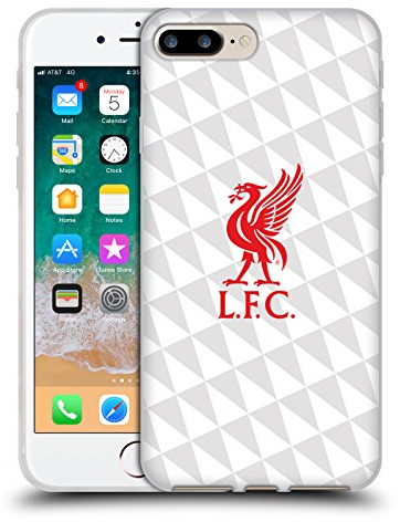 Head Case Designs Offizielle Liverpool Football Club Kit Rot Und Weiss Liver Bird Gel Handyhülle Hülle [Militärischer Schutzgrad] Kompatibel mit Apple iPhone 7 Plus/iPhone 8 Plus