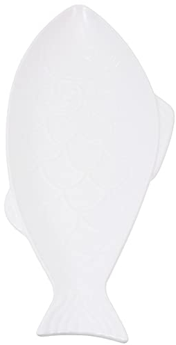 Cabilock Piatto Ceramica Motivo Pesce Vassoio Alimenti Stoviglie Ristorante Casa Bar