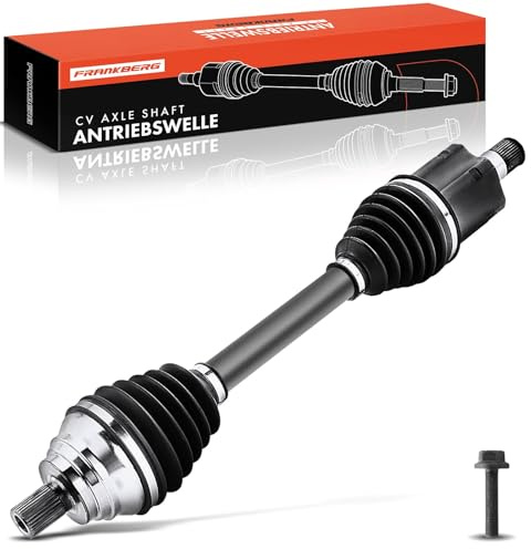 Frankberg Antriebswelle Achswelle AT ohne ABS Ring 3Q0407271AH | Vorderachse Links; Kompatibel mit T.o.u.r.a.n 5T1, Q3 Sportback F3N, Superb III 3V3, P.a.s.s.a.t 3G2 CB2, Q3 8UB 8UG
