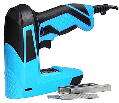 Grapadora Pistola de grapas eléctrica 2 en 1, grapadora de construcción, grapadora de clavos for bricolaje, propietarios de viviendas, renovación de tapicería, herramientas eléctricas