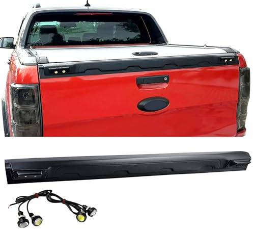 Ladekantenschutz LED Heckklappenschutz ABS Schutzleiste für Ford Ranger T6 T7