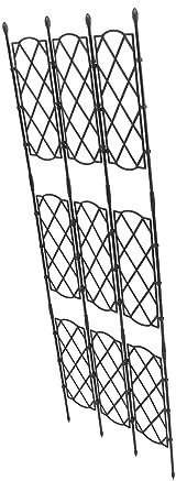 ORFOFE Gartenspalier Aus Stahl Für Kletterpflanzen Rankgitter Als Sichtschutz Im Garten Terrasse Und Installieren