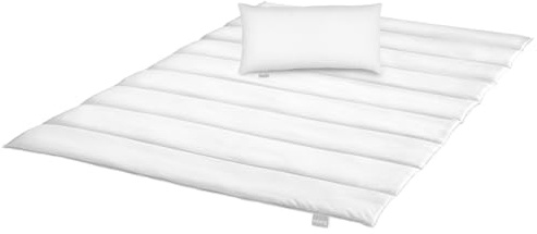 liebling 4 Jahreszeiten Decke 135x200cm mit Kissen 40x80cm, Bettwaren Set | Kopfkissen und Vierjahreszeiten Bettdecke, Bettzeug, Steppdecke, Made in EU, Waschbar bis 40 Grad