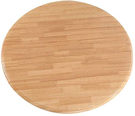 Plateau tournant en bois robuste Ø24 88,9 cm/60 cm/90 cm Roulements silencieux pour grande table de salle à manger, partage facile des aliments et rotation de la cuisine