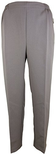 K-Milano Seniorenhose Damen Kurzgröße Sommer Schlupfhose mit Gummizug, Hosentaschen mit Zip, leichte Stoffhose