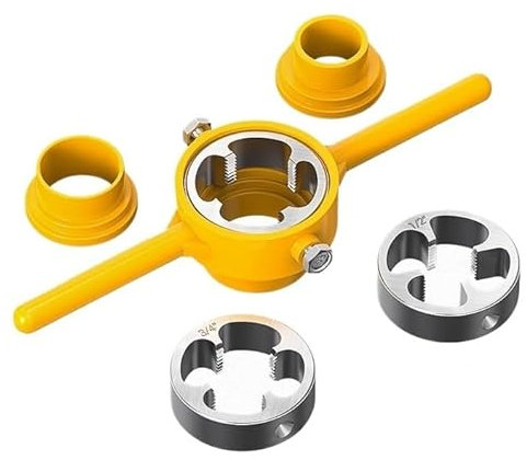 Llave dinamométrica, llave inglesa, llaves inglesas, llave de trinquete, herramienta for roscar PVC, kit de herramientas de plomería for roscar tubos, kit de roscado de tubos, juego de machos y terraj