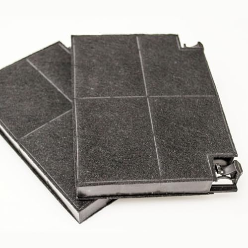 JPshop – Kit 2 Filtri Antiodore ai Carboni Attivi per Cappa compatibile con Faber 112.0016.757-193x137x20 mm