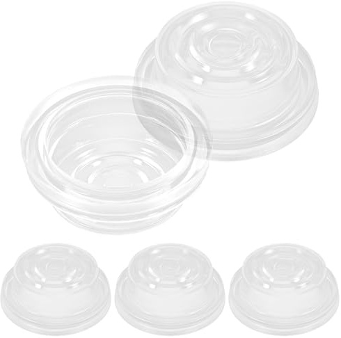 DECOMELODY 4 Pezzi Coppette in Silicone per Pompa del Seno Accessori Resistente e Sicura per Uso Domestico e Centri di Riposo
