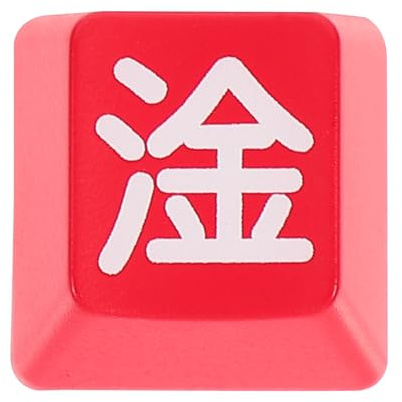HYTROVE Tecla Esc para Teclado Mecánico Roja Transparente Abs, Tapa de Tecla Brillante para Pc, Repuesto para Teclados de Juegos, Accesorio DIY para Iluminación y Personalización