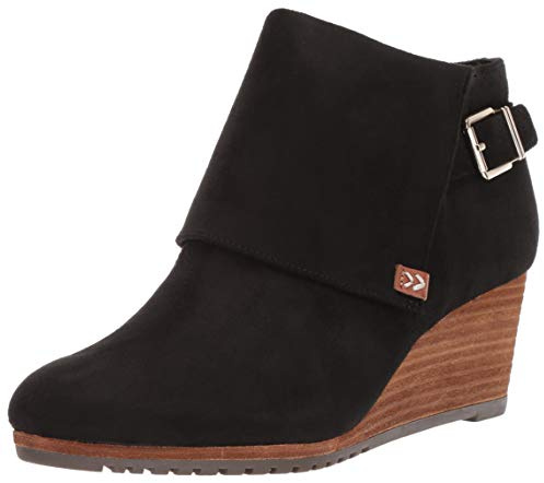 Dr. Scholl's Womens Create Ankle Bootie Black Fabric 7.5