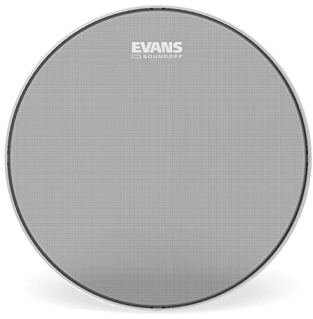 Evans SoundOff Drumhead, 14 Zoll (35,5 cm) | Evans dB Zero Mesh-Felle reduzieren Lautstärke und bieten natürliches Gefühl, stimmbares Ansprechverhalten und robuste Übung.