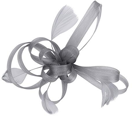 Braut Fascinator Schleier Kopfbedeckung Damen Mädchen Haar Clip Elegant Accessoire Cocktail Tea Party Haarklammer Kopfschmuck 20er 50er Jahre Stirnband Haarnadel Haarschmuck Kirche Hochzeit