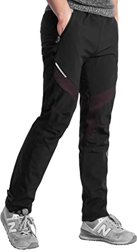 ROCKBROS Pantalones Invierno Térmicos de Bicicleta Ciclismo para Hombre Mujer Pantalón Largo Anti Viento MTB para Deportes al Aire Libre