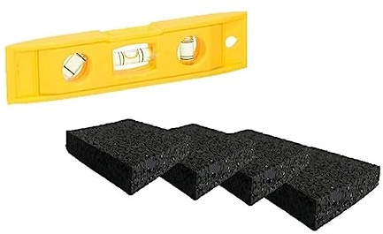 Schwingungsdämpfer Pads für Waschmaschinen Trockner Lautsprecher Gummimatte Unterlage aus Gummigranulat Antirutschmatten Waschmaschinenunterlage Gummipads 4 Stück NEU