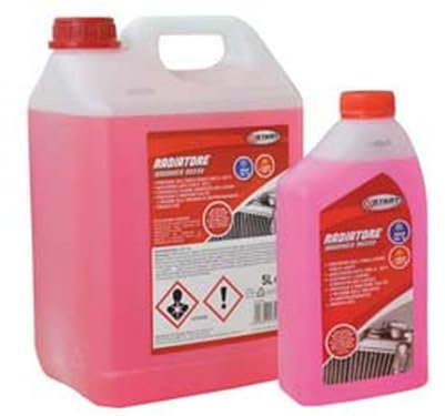 4PZ LIQUIDO PROTETTIVO ANTIGELO PER RADIATORI ROSSO - lt.5