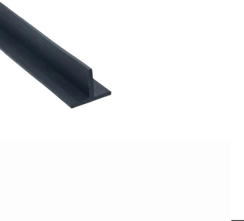 YOLNEY Striscia di tenuta in silicone a forma di T Guarnizione in gomma Tipo T Copri fossato Striscia decorativa a fessura per cucina Impermeabile resistente al calore-T-21-1 Metro