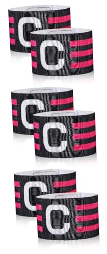 BESPORTBLE 6stücke Fußball Kapitänsbinden Verstellbare Armbinden Für Erwachsene Jugendliche Atmungsaktiv Rutschfest Für Teamspiele Und Sportevents