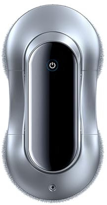 Robot limpiacristales con doble pulverizador de agua de 70 ml y potencia de succión de 2800 Pa, apto para ventanas, azulejos y cristales