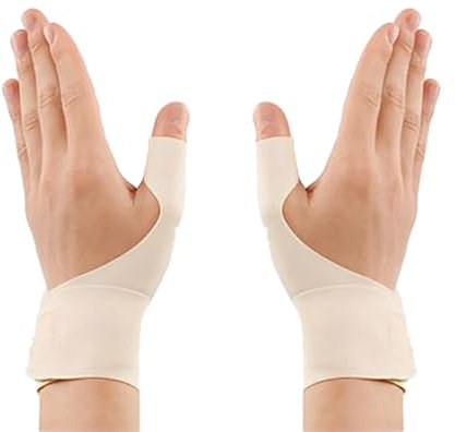 BQRKOTM 1 Paio Guanti da Artrite, Guanti Compressione per Pollice Polso, Guanti Supporto Traspirante per Tunnel Carpale Pollice Dolore e Infortuni, Tendinite e Slogature