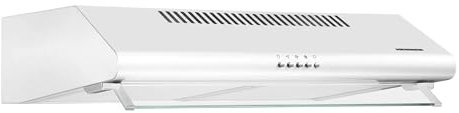 HEINNER CH-400-PARENT 60 cm Stainless Steel Undercabinet Vent Hood – 326.4 m³/h Extraction, 2x60W Motor, LED Light, Dual Aluminium Filters, 3-Speed Control, 5 Year Warranty (White)
