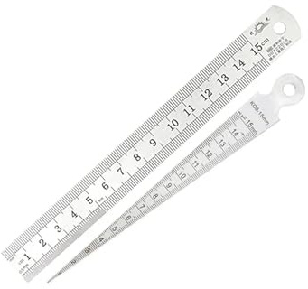 Spessimetro a lamelle Calibri a cuneo da 1-15 mm for misurazione righello di gioco righello di riempimento sonde di misurazione misuratore di spessore righello in acciaio per candele, valvole, pistoni