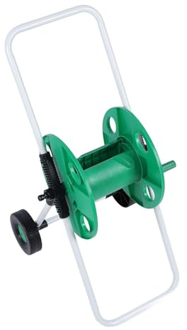 Cufaee Wasserschlauchrollenwagen, PP Hosemobile Schlauchrollenwagen, Handschubschlauch Lagerwagen für Garten draußen