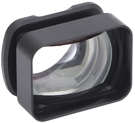 PUSOKEI Lente de Barlow de Cámara de Bolsillos, Accesorio Magnético de Zoom de Zoom 2X con Marco de Aleación de Aluminio, para Bolsillos 3