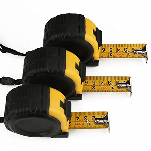 JINGYAN Metri a nastro Steel Measuring Tape Stainless Automatic Telescopic Measure Pull Ruler With Leather Case