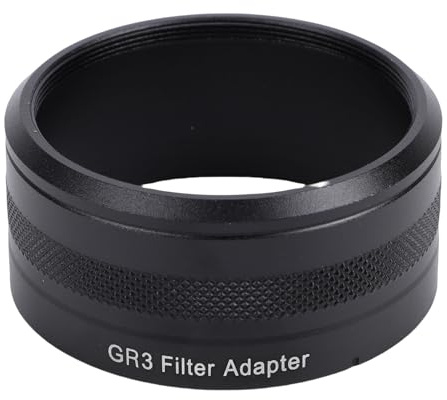 Yctze 49 Mm GR3 IIIx - Lente de 49 Mm Compatible con Lente de Cámara Digital GR3 Teleobjetivo Macro Gran Angular - Electrónica/Cámara y Fotografía/Accesorios/Accesorios para Lentes/Adaptadores