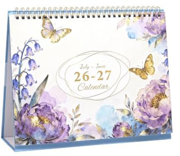Månadskalender 2026-2027 25,5 cm x 20,5 cm x 7,7 cm Planerare Juli Till | 2026 Månadskalender För Skola Högskola Klassrum Kontor Arbete Företag Familj Lärare och Student