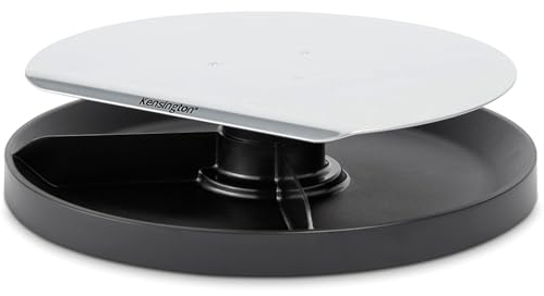 Kensington K52787Ww Supporto per Monitor Spin2, Ergonomico E Regolabile, per Pc, Laptop, Computer, Schermi Tv Fino a 18 Kg, con Sistema Smartfit