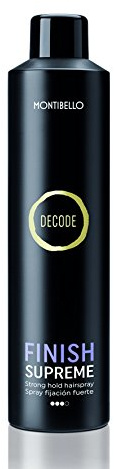 Montibel-Lo Decode, Spray fijación fuerte para el cabello, 400 ml