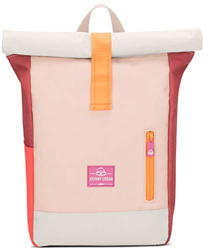 Johnny Urban Rucksack Kinder Mädchen Rot - Junior Aaron - Kinderrucksack mit Brustgurt - Aus recyceltem Material - Ab 3 Jahre - 8L - Wasserabweisend