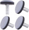 4x Pies niveladores circular deslizadores Teflon PTFE con tuerca M6 muebles