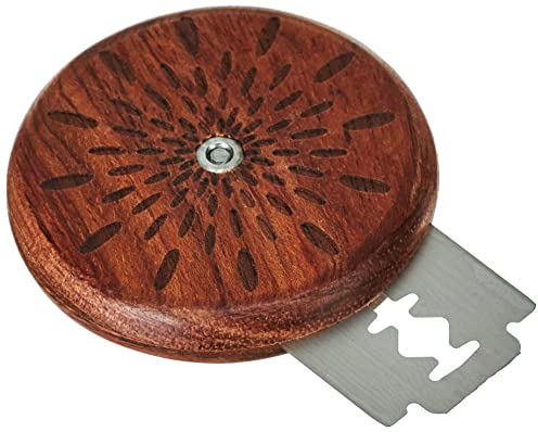 Wundermix - WunderStyler® Compact • Bäckermesser Brot mit Rasierklinge • Teigmesser aus Holz • Ritzmesser zum Einschneiden Baguette Messer • Brotkratzmesser • Teig Rasiermesser