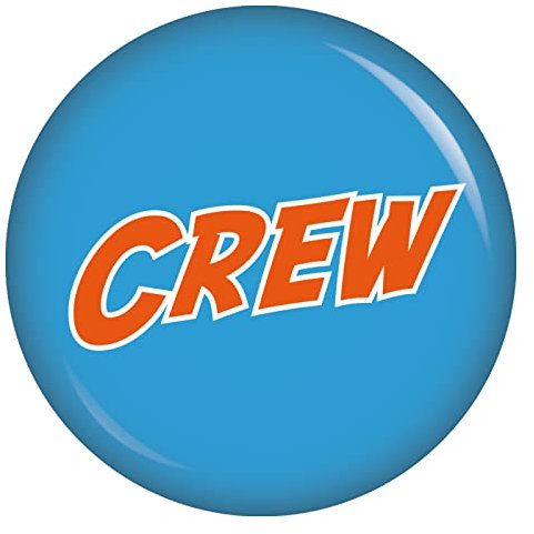 Button Set Superman/Crew für JGA Junggesellenabschied Junggesellinnenabschied Zubehör Anhänger Anstecker Broschebutton Accessoires (SET 4: 5 Buttons, 5x 37mm Ergänzungsset)