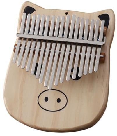 ibasenice Tiny Instruments Key Wooden Finger Piano Music Toy for Boys and Girls Portable Musical Instrument for Ages