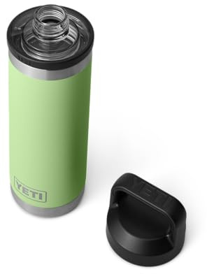YETI Rambler Bottle Chug, Vaccum Insulated Stainless Steel Bottle with Leakproof Chug Cap, Key Lime, 18 oz (532 ml)